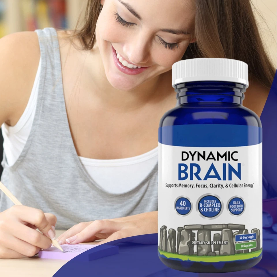Stonehenge Health Dynamic Brain Supplement For Enhanced Memory and Focus 60 Caps - Image 9