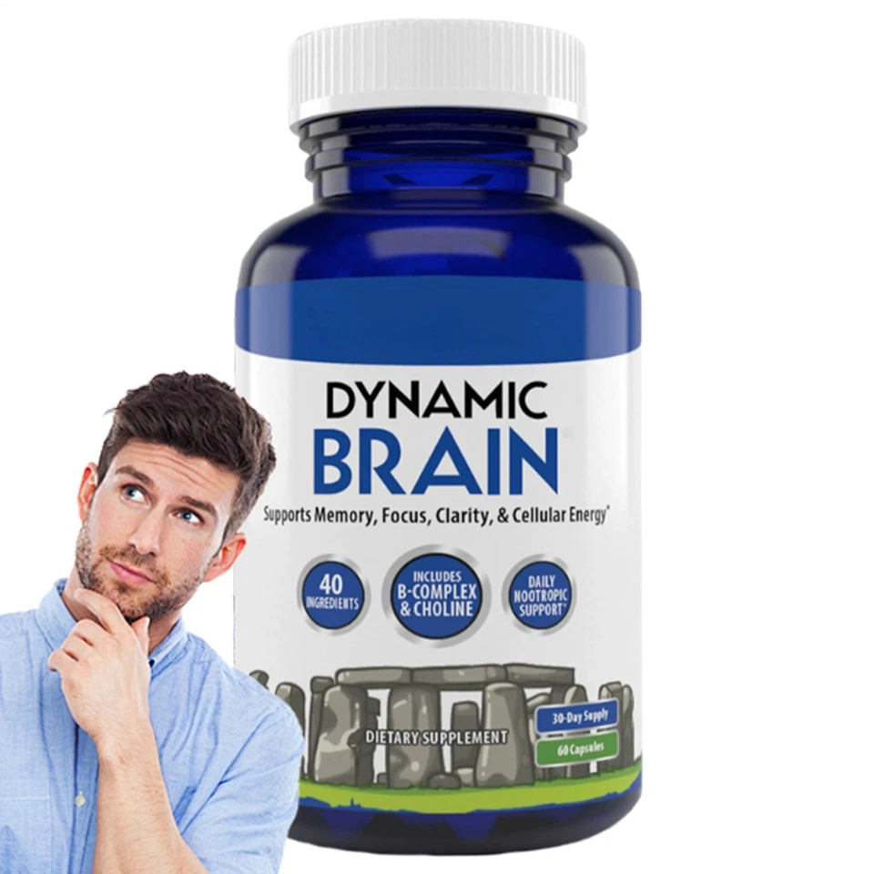 Stonehenge Health Dynamic Brain Supplement For Enhanced Memory and Focus 60 Caps - Image 11