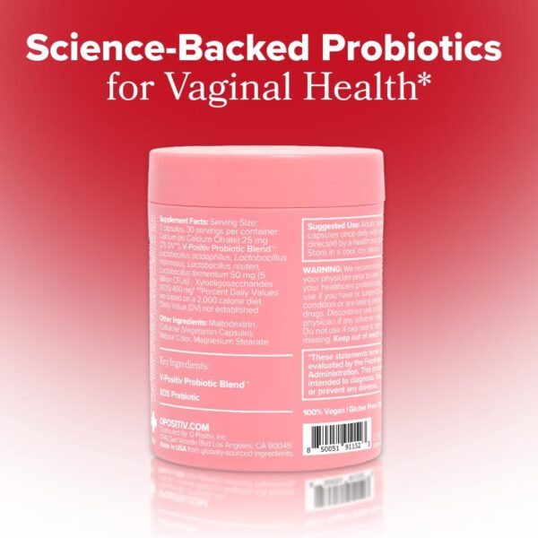 URO pH Balance Vaginal Probiotics - 60 Capsules - Image 8