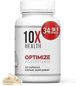 10X Health Optimize Methylated Multivitamin 90 Capsules