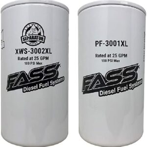 FASS Titanium Series Fuel Filter Combo Package XWS-3002XL / PF-3001XL