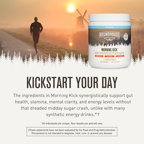 By Chuck Norris Morning Kick, Greens Superfood Powder Supplement with Ashwaganda - Image 2