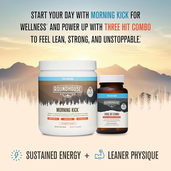 By Chuck Norris Morning Kick, Greens Superfood Powder Supplement with Ashwaganda - Image 4