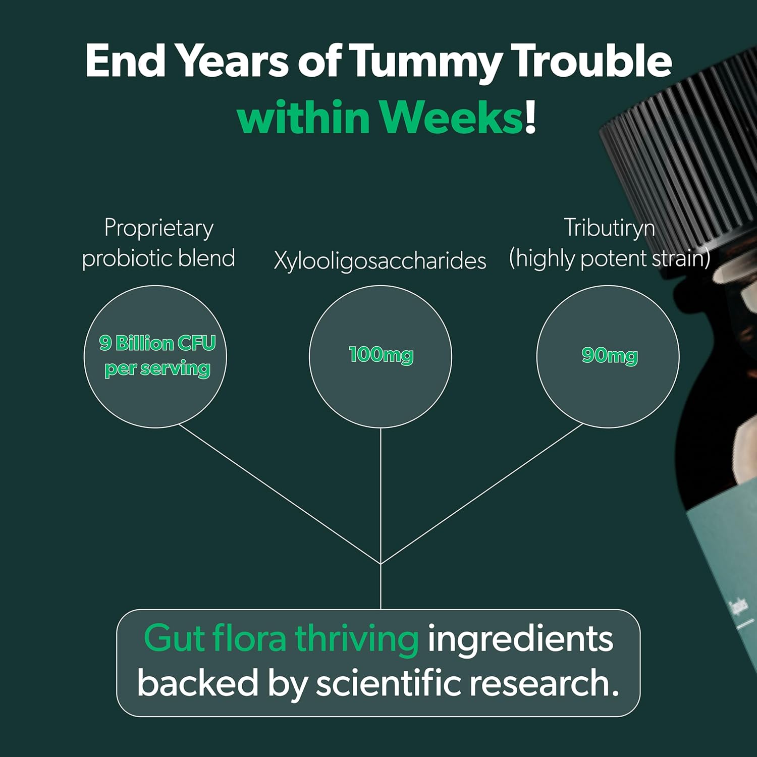 Bioma Probiotics for Digestive Health 3 In 1 Gut Health Probiotic 60 Caps - Image 9