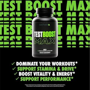 TEST BOOST Max Sculptnation 2.0 Testosterone Build Muscle Men Fat weight Loss