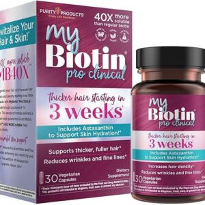 My Biotin ProClinical MyBiotin Increases Hair Density Reduce Wrinkles, 30 Caps