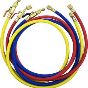 Refrigerant Charging Hose with Ball Valves (Yellow Jacket)