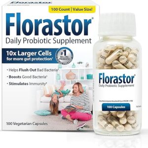 Florastor Probiotic 250mg Daily Probiotic Dietary Supplement