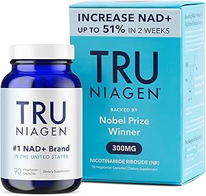 New TRU NIAGEN 300mg NAD+ Supplement - 90 Servings, Anti-Aging & Energy Support