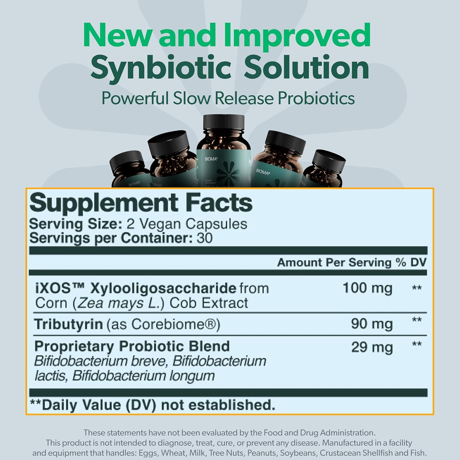 Bioma Probiotics for Digestive Health 3 In 1 Gut Health Probiotic 60 Caps - Image 6