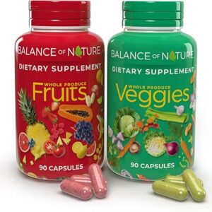 Fruits and Veggies Whole Food Supplement Superfood 180 Capsule