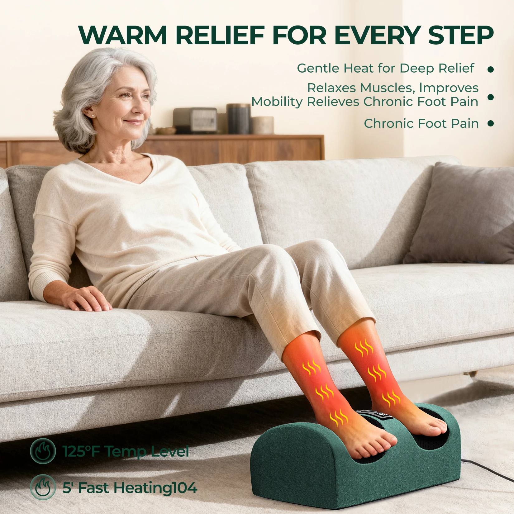 Full Body Massage Mat with Heat, Tissue Pain Relief,10 Vibrating Motors and 9 Speed Settings Relax - Image 6