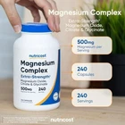 Nutricost Magnesium Complex 500mg, 240 Capsules - Gluten Free and Non-GMO - Image 6