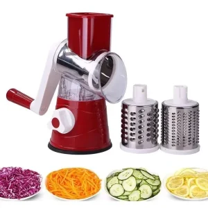 Multifunctional Manual Drum Cutter Slicer Hand Chopper Potato Shredder Steel
