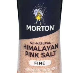 Morton All-Natural Fine Himalayan Pink Salt, 17.6 oz