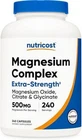 Nutricost Magnesium Complex 500mg, 240 Capsules - Gluten Free and Non-GMO