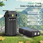 40,000Mah Solar Power Bank w/ Hand Crank & 4 Cables,Dual Usb/Type-C Fast Chargin - Image 2