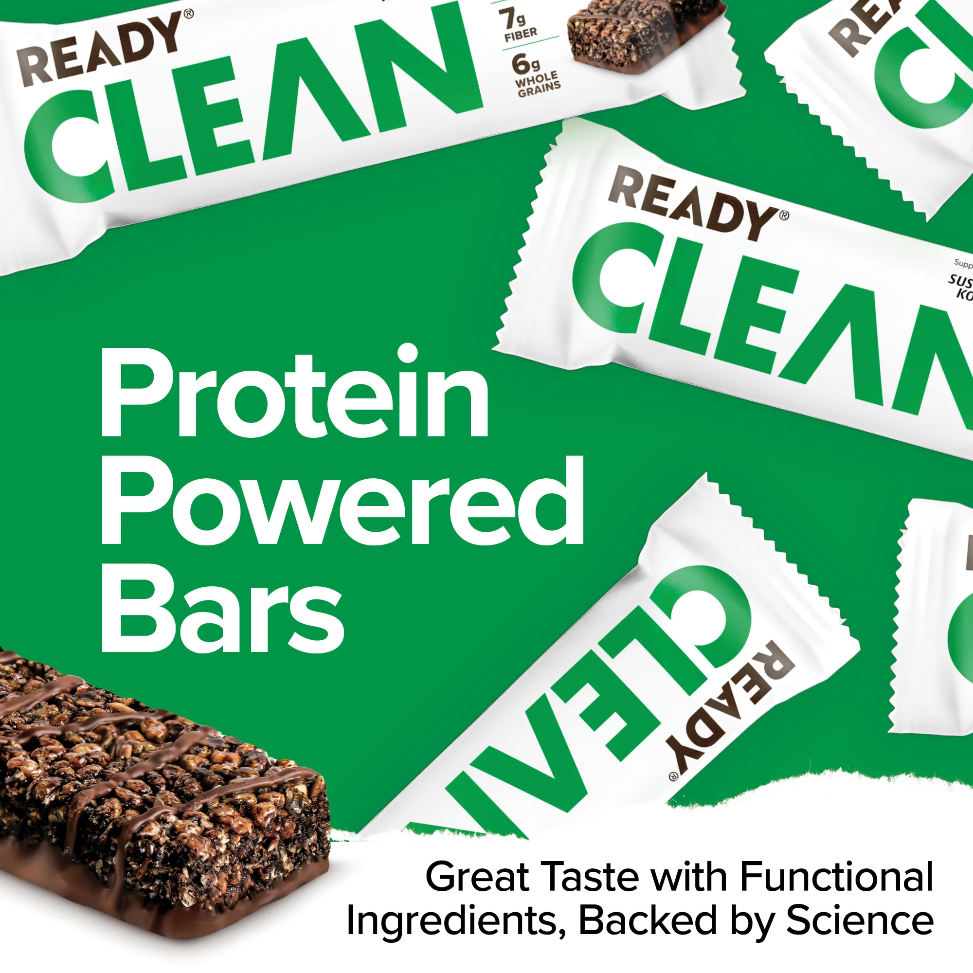 Ready® Protein Bar, Mint Chocolate Chip 5 Count Bars - Image 2