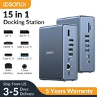 iDsonix Type C USB 3.0 HUB 15 in 1 Docking Station Multiport Adapter with HDMI 4K@60Hz