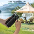 40,000Mah Solar Power Bank w/ Hand Crank & 4 Cables,Dual Usb/Type-C Fast Chargin - Image 6