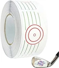 Golf Impact Tape Labels 250 Pcs/Roll Golf Impact Stickers for Swing Training Irons and Woods Ball