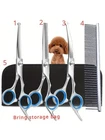 5-piece Professional Pet Beauty Scissors Set - Essential for Pets, Furniture Only, Black